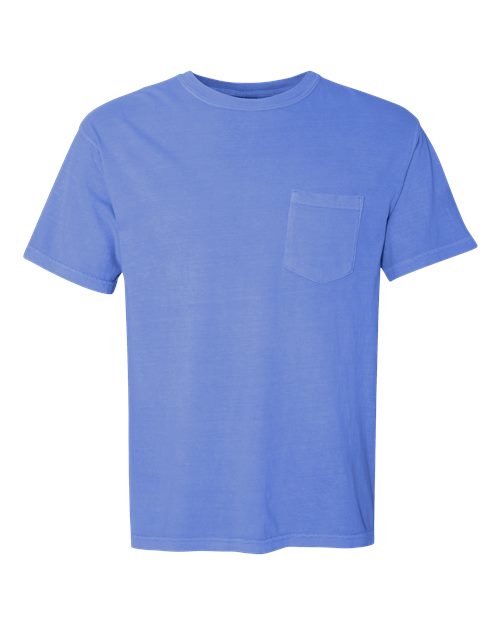 unisex garment-dyed heavyweight pocket t-shirt - 6030