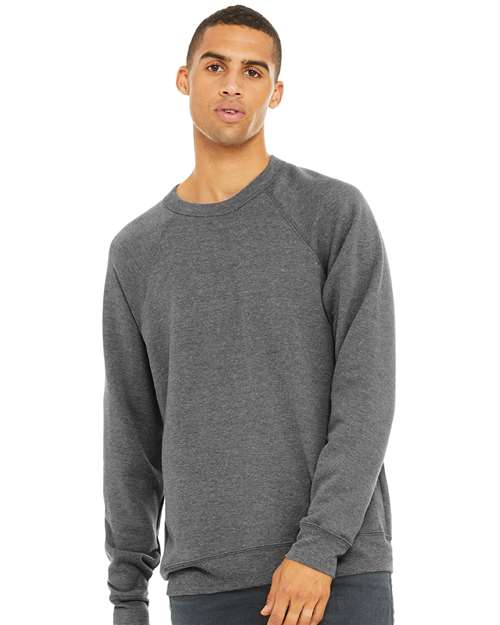 unisex sponge fleece raglan crewneck sweatshirt - 3901