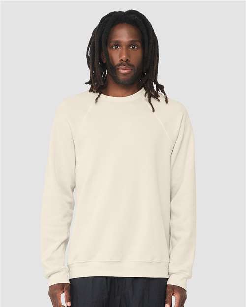 unisex sponge fleece raglan crewneck sweatshirt - 3901
