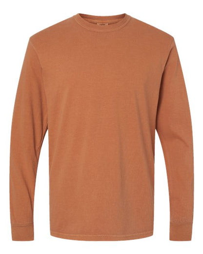 Unisex Garment-Dyed Heavyweight Long Sleeve T-Shirt - 6014