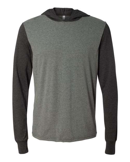unisex jersey hooded long sleeve tee - 3512