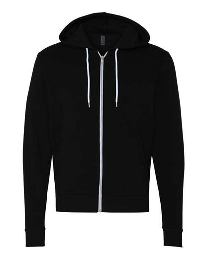 Unisex Sponge Fleece Full-Zip Hoodie Sweatshirt - 3739