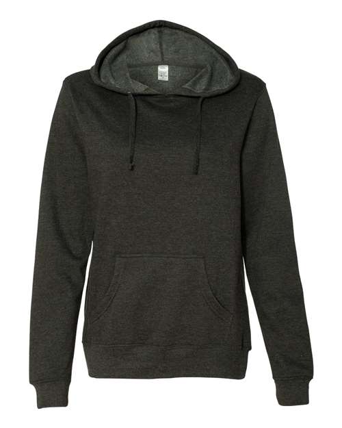 women's junior fit heavenly fleece lightweight hooded sweatshirt - ss650