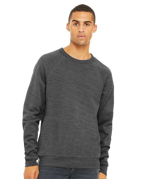 unisex sponge fleece raglan crewneck sweatshirt - 3901