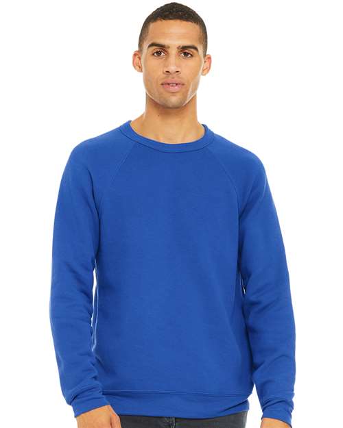 unisex sponge fleece raglan crewneck sweatshirt - 3901