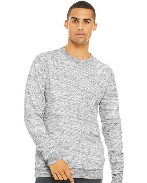 unisex sponge fleece raglan crewneck sweatshirt - 3901