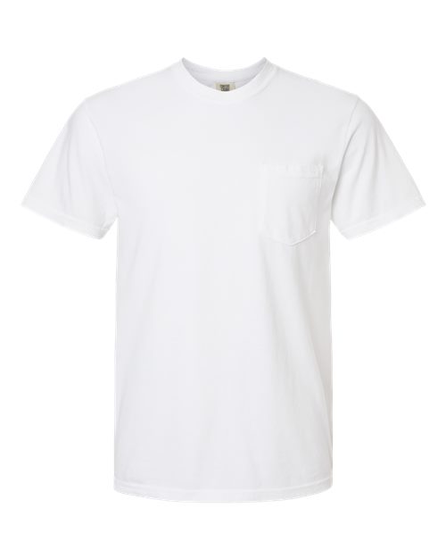 unisex garment-dyed heavyweight pocket t-shirt - 6030