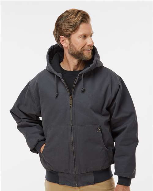 men's cheyenne boulder cloth™ hooded jacket with tricot quilt lining - 5020