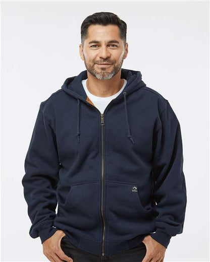 Men's Crossfire Heavyweight Power Fleece Hooded Jacket with Thermal Lining - 7033