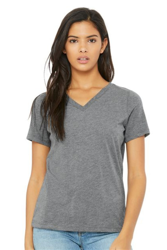 Women's Relaxed Triblend V-Neck Tee - 6415