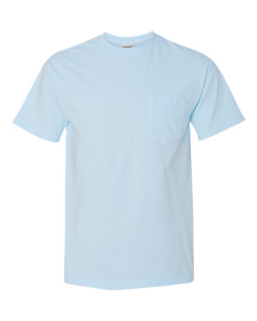 unisex garment-dyed heavyweight pocket t-shirt - 6030