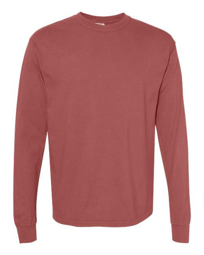 Unisex Garment-Dyed Heavyweight Long Sleeve T-Shirt - 6014