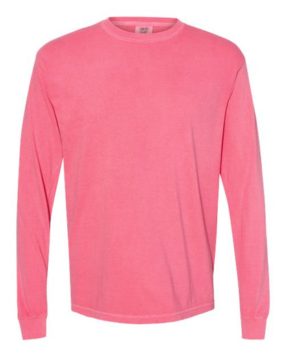 Unisex Garment-Dyed Heavyweight Long Sleeve T-Shirt - 6014
