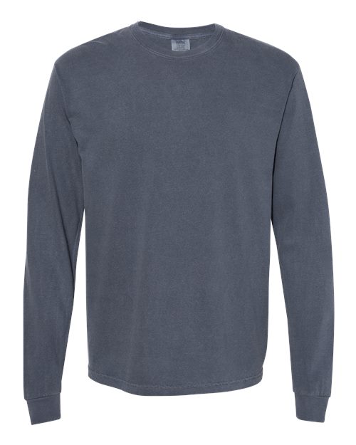 unisex garment-dyed heavyweight long sleeve t-shirt - 6014