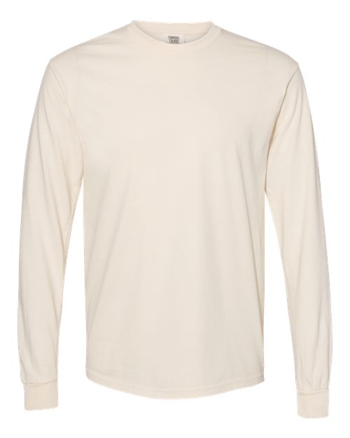 unisex garment-dyed heavyweight long sleeve t-shirt - 6014