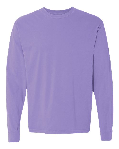unisex garment-dyed heavyweight long sleeve t-shirt - 6014