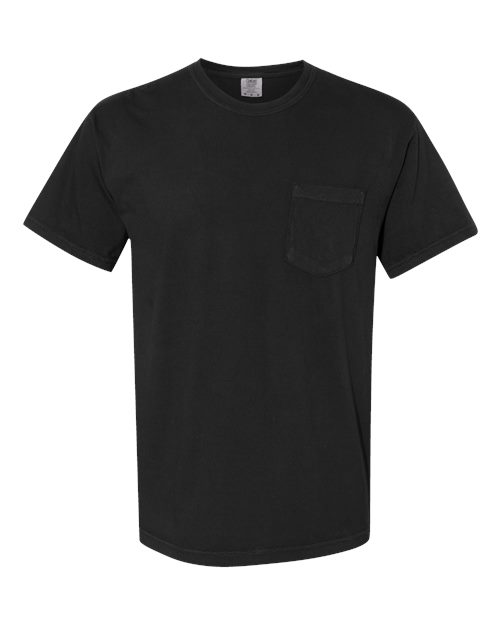 unisex garment-dyed heavyweight pocket t-shirt - 6030