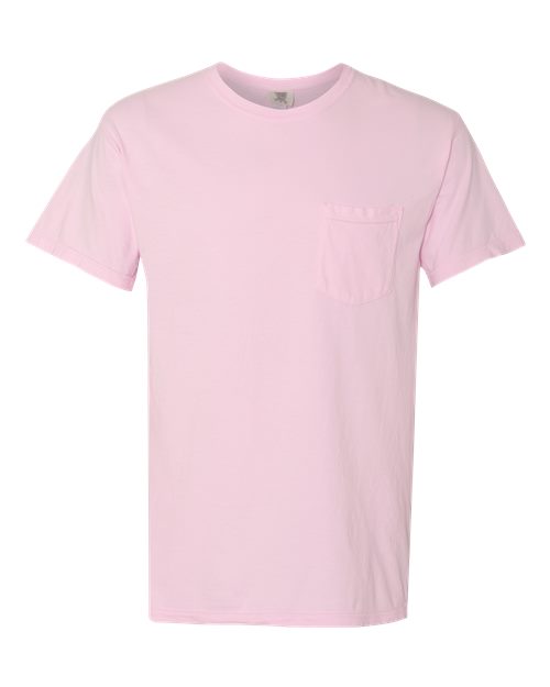 unisex garment-dyed heavyweight pocket t-shirt - 6030