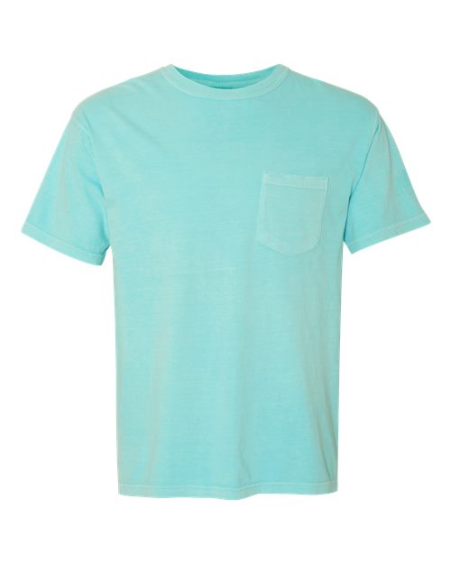 unisex garment-dyed heavyweight pocket t-shirt - 6030