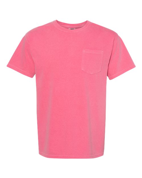 unisex garment-dyed heavyweight pocket t-shirt - 6030