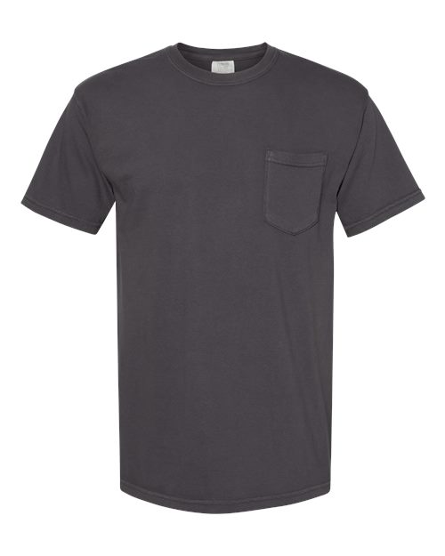 unisex garment-dyed heavyweight pocket t-shirt - 6030
