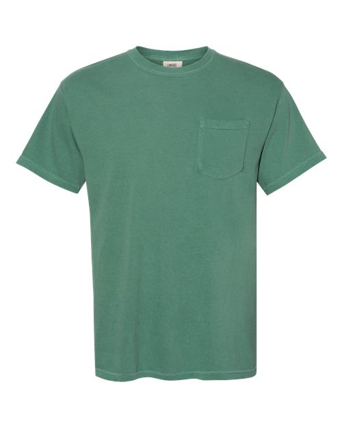 unisex garment-dyed heavyweight pocket t-shirt - 6030