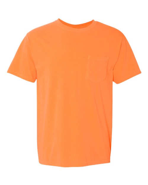 unisex garment-dyed heavyweight pocket t-shirt - 6030