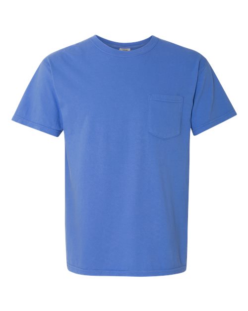 unisex garment-dyed heavyweight pocket t-shirt - 6030