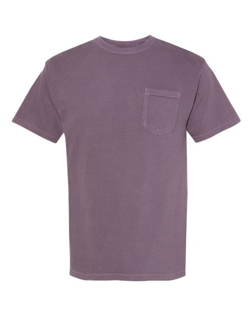 unisex garment-dyed heavyweight pocket t-shirt - 6030
