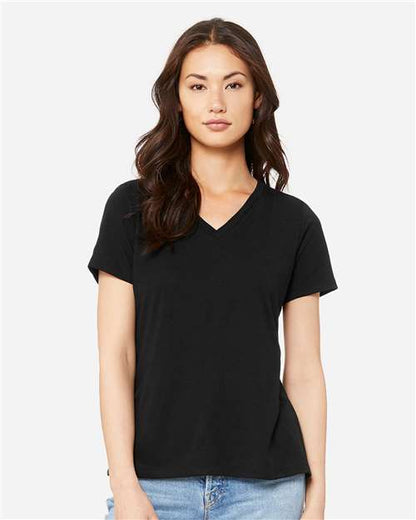 Women's Relaxed Triblend V-Neck Tee - 6415