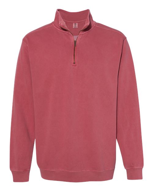 unisex garment-dyed quarter-zip sweatshirt - 1580