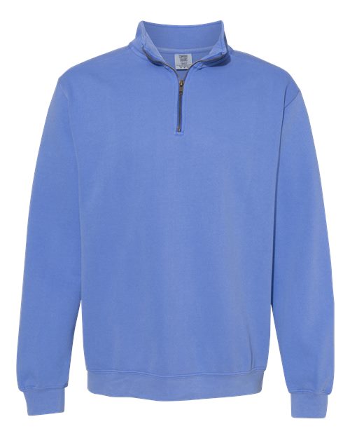 unisex garment-dyed quarter-zip sweatshirt - 1580