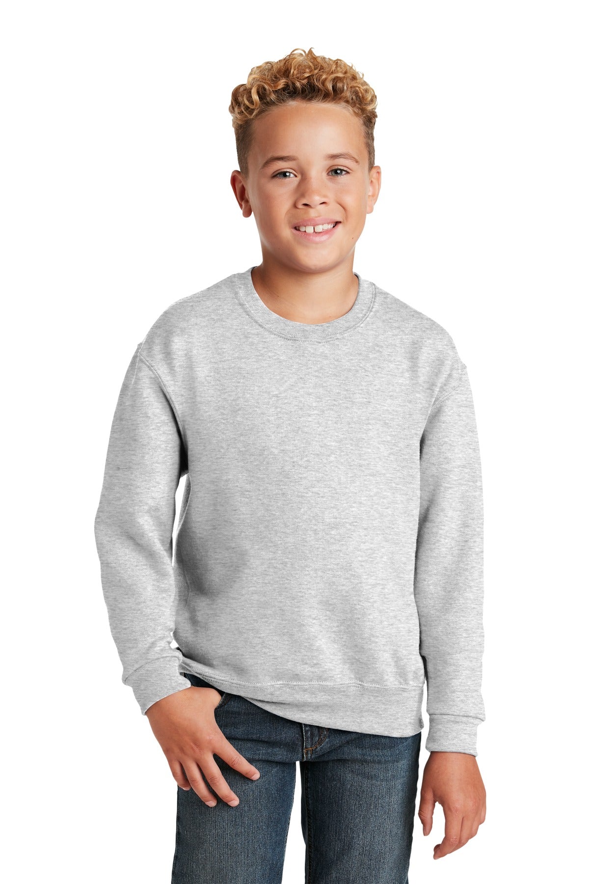jerzees ®  - youth nublend ®  crewneck sweatshirt.  562b