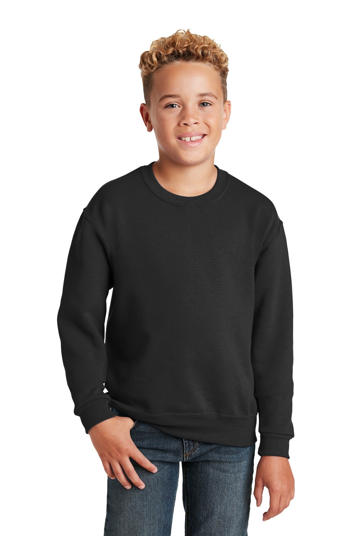 jerzees ®  - youth nublend ®  crewneck sweatshirt.  562b
