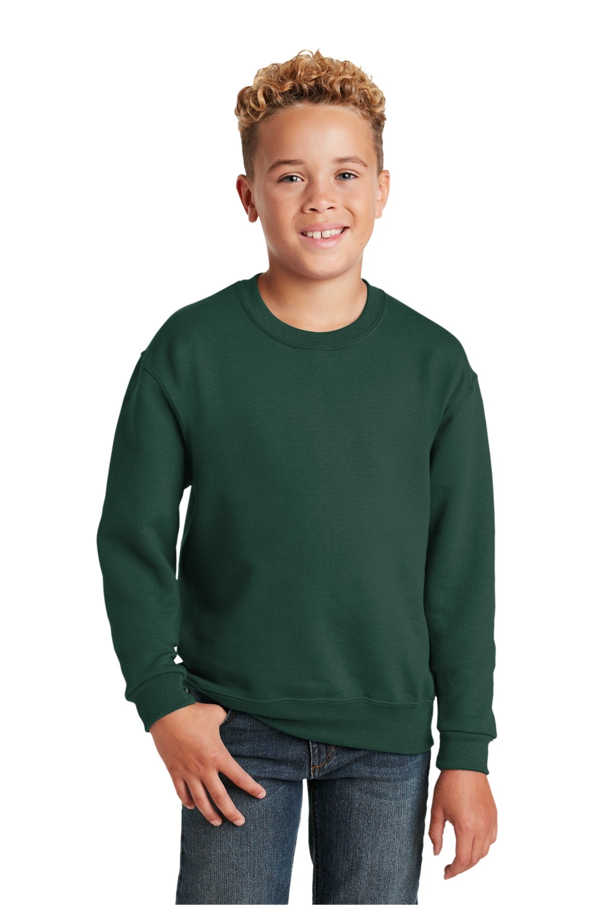 jerzees ®  - youth nublend ®  crewneck sweatshirt.  562b