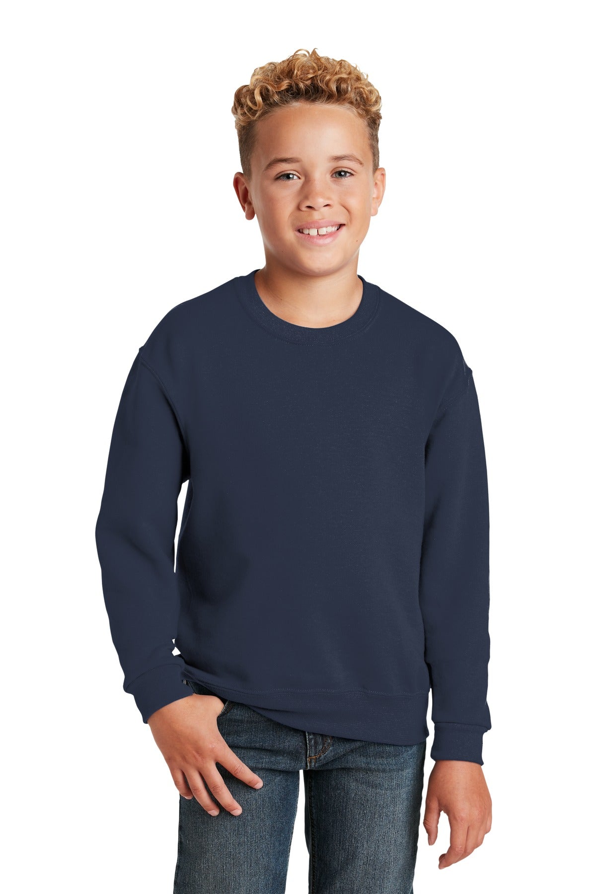 jerzees ®  - youth nublend ®  crewneck sweatshirt.  562b