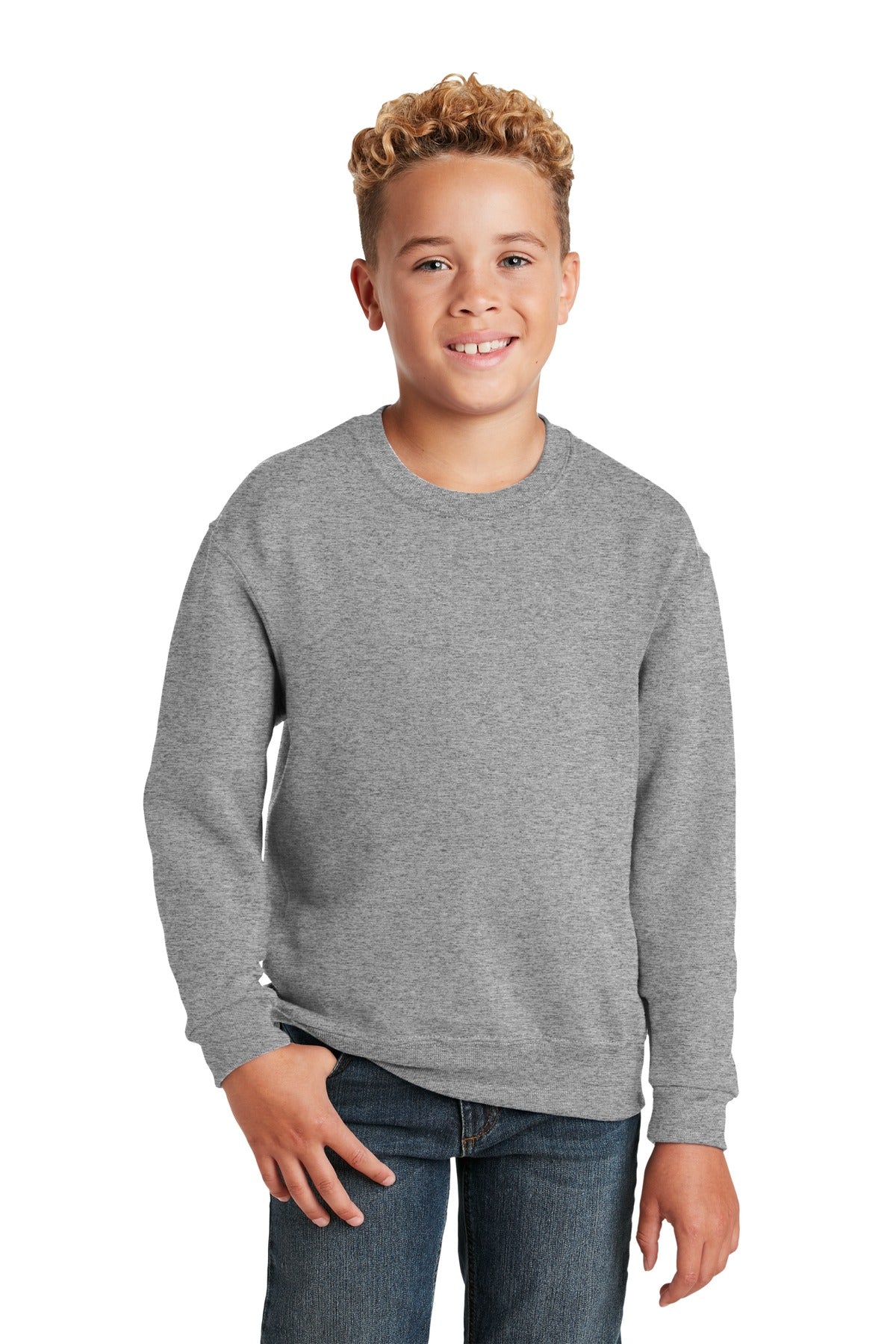 jerzees ®  - youth nublend ®  crewneck sweatshirt.  562b