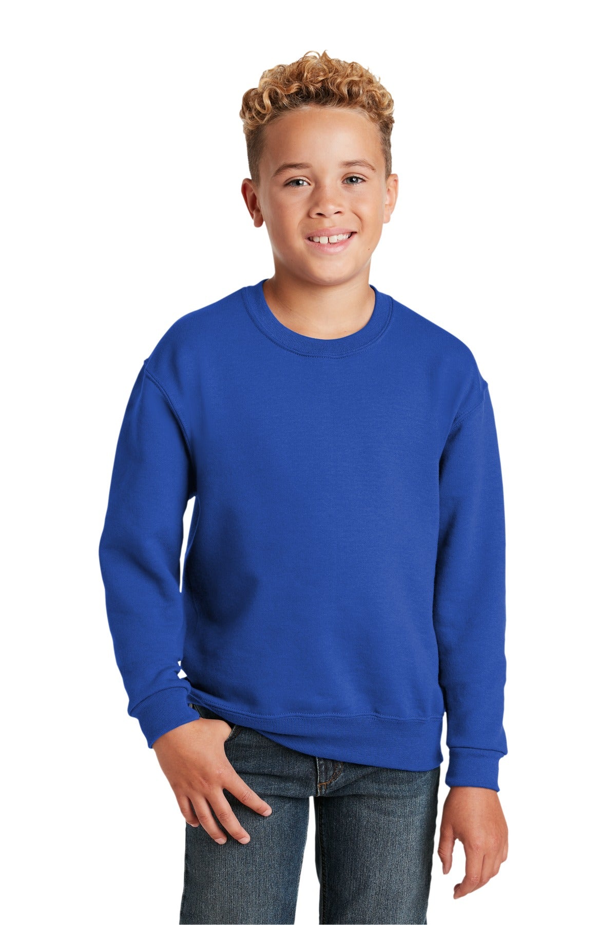 jerzees ®  - youth nublend ®  crewneck sweatshirt.  562b