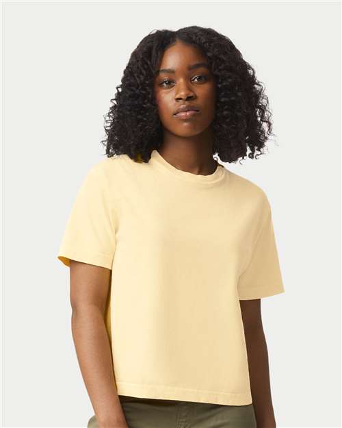 women's garment-dyed heavyweight boxy t-shirt - 3023cl