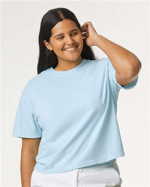 women's garment-dyed heavyweight boxy t-shirt - 3023cl
