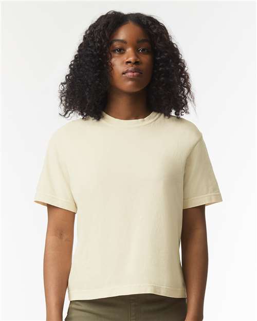 women's garment-dyed heavyweight boxy t-shirt - 3023cl