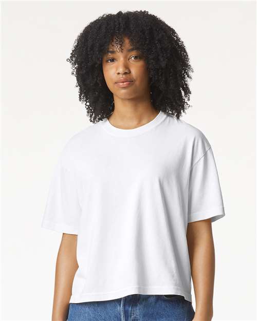 women's garment-dyed heavyweight boxy t-shirt - 3023cl