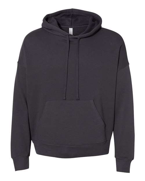 unisex sponge fleece drop shoulder hoodie sweatshirt - 3729