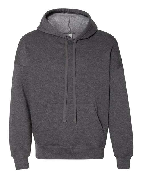 unisex sponge fleece drop shoulder hoodie sweatshirt - 3729