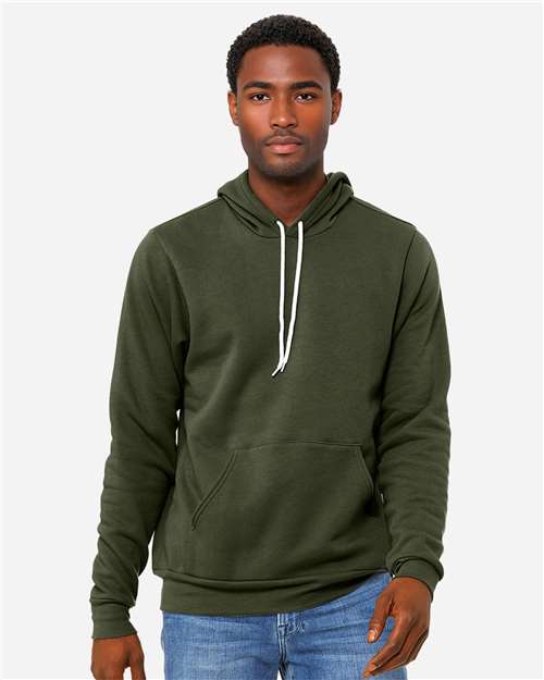 unisex sponge fleece hoodie sweatshirt - 3719