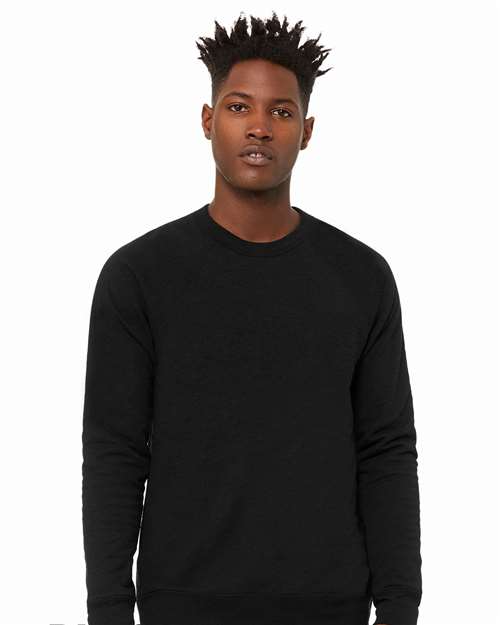 unisex sponge fleece raglan crewneck sweatshirt - 3901