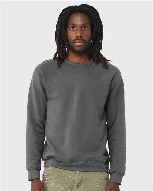 unisex sponge fleece raglan crewneck sweatshirt - 3901
