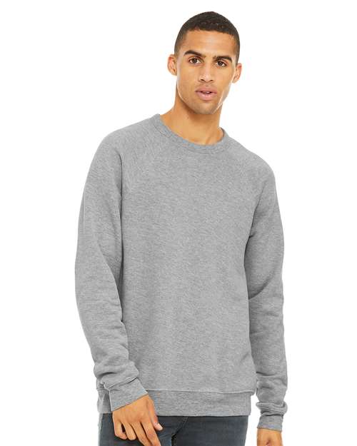 unisex sponge fleece raglan crewneck sweatshirt - 3901
