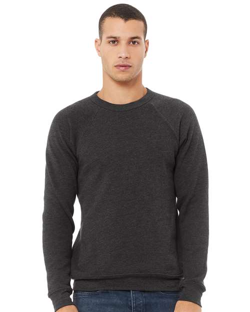 unisex sponge fleece raglan crewneck sweatshirt - 3901