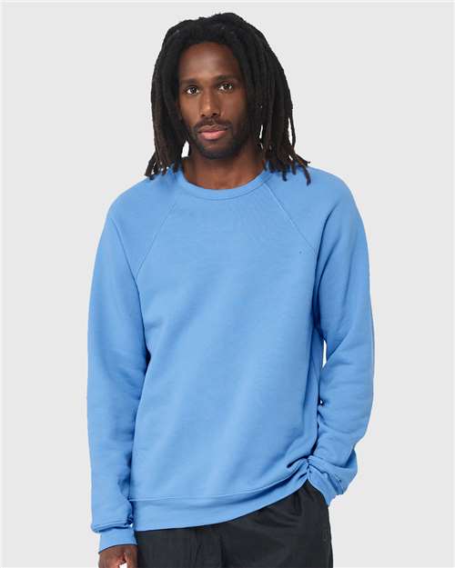 unisex sponge fleece raglan crewneck sweatshirt - 3901